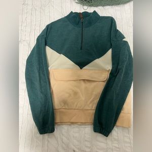 Half zip up size medium